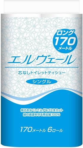 Elveil Toilet paper 170m X 6role
