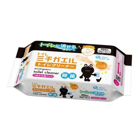 Elleair Michigaeru Toilet Cleaner Replacement 20 sheets