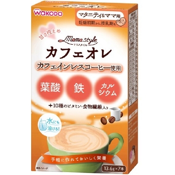 朝日食品集團 和光堂 媽媽風格法式咖啡13.6克×7本