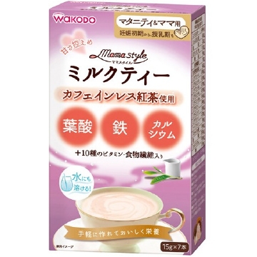 朝日食品集團 和光堂 媽媽風格這個奶茶15G×7