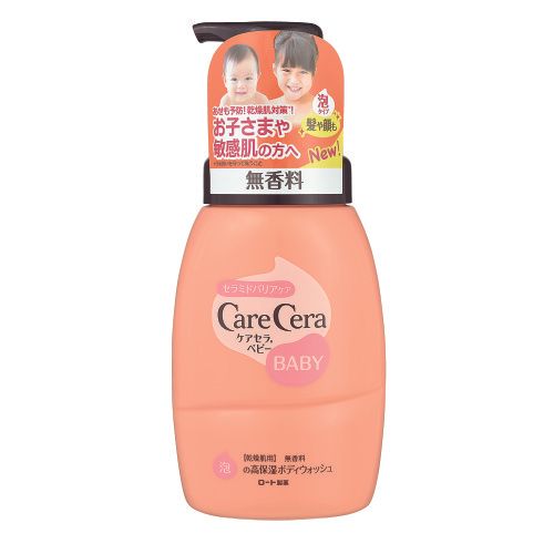 Rohto Care Cera Baby Foam Moisturizing Body Wash 450ML