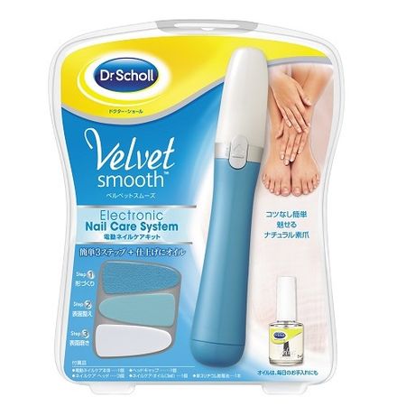 One Dr. Scholl's velvet smooth electric nail care kit