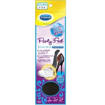 Dr. Scholl's Party Feet Sneaker Feel Smooth and Dry 1 pair