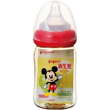 피죤 모유실감 젖병 플라스틱 미키마우스 디자인 160ML