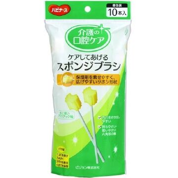 구강 케어 케어해주는 스펀지 브러시 10개입