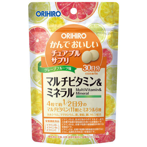 ORIHIRO ORIHIRO 細粒複合維生素&礦物質 120粒
