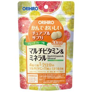 ORIHIRO 細粒複合維生素&礦物質 120粒