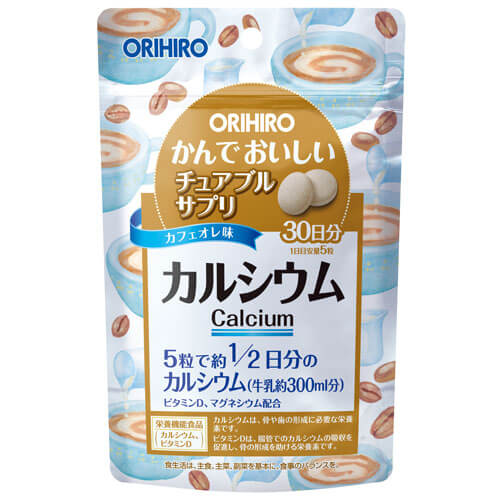 ORIHIRO ORIHIRO 鈣+乳酸菌咀嚼錠 牛奶咖啡口味 150粒