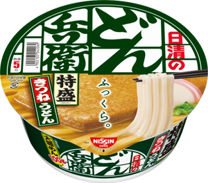 Samurai Don TokuSakari noodle with deep-fried tofu 130g of Nisshin Nisshin