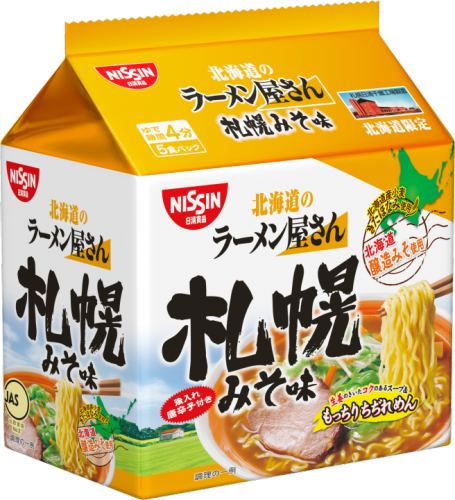 日清食品 日新北海道拉麵店札幌味噌88克×5