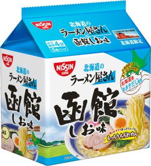 日清　北海道のラーメン屋さん函館しお　８７ｇ×５