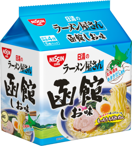 Nissin Nissin Ramen Shop Hakodate Salt Flavor 5 pieces 435g