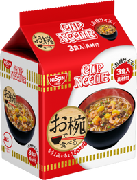 日清 お椀で食べるカップヌードル 3食 96g