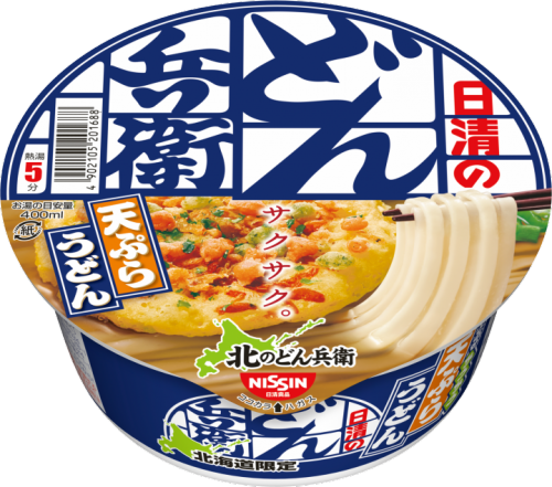 日清 北のどん兵衛天ぷらうどん 95g