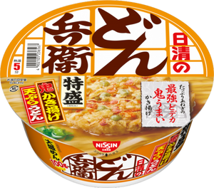 Nisshin Nisshin Samurai Don TokuSakari Kakiage noodles 138g
