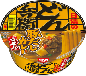 Nisshin Nisshin Samurai Don curry udon east 87g
