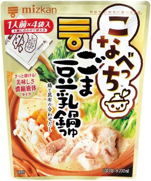 Mitsukan Konabecchi sesame soy milk pot soup 144g (36g per person x 4 bags)