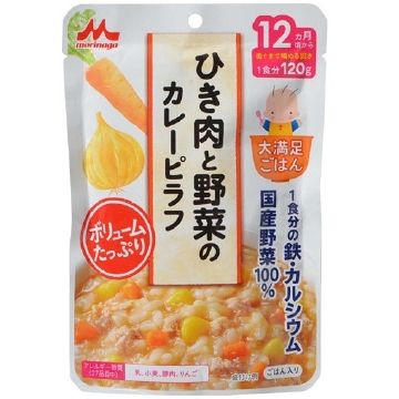 大米饭满意咖喱肉末和蔬菜抓饭120克