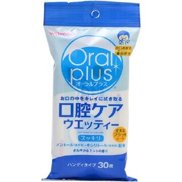 Oral Plus 口腔護理濕紙巾，30 片
