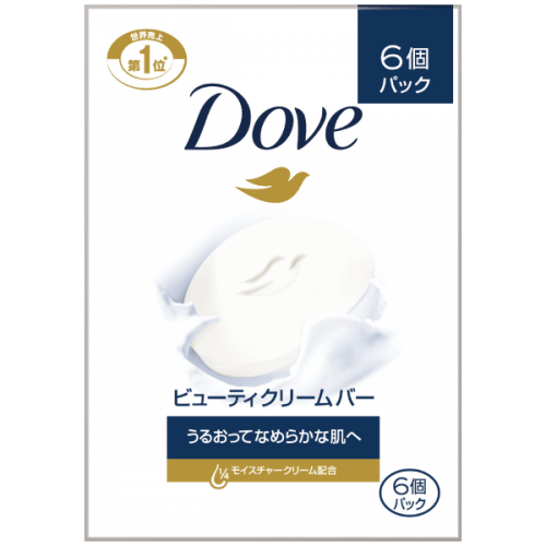 Dove Beauty Cream Bar White 95g × 6P