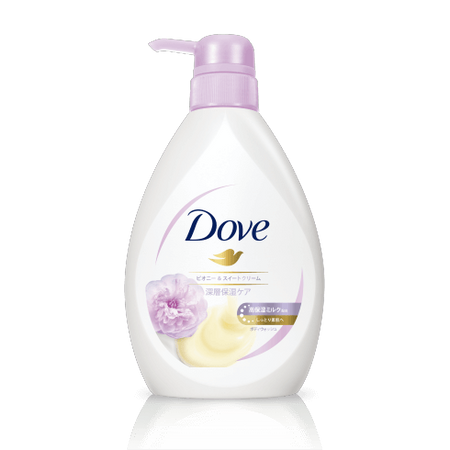 Dove BW Peony & Sweet Cream Pump 480g