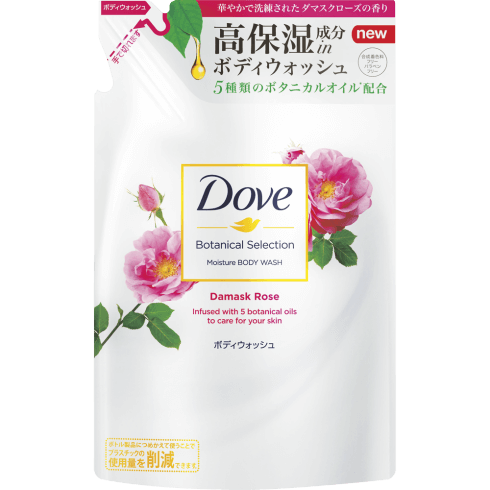 Dove BW Botanical damask rose Refill 360g