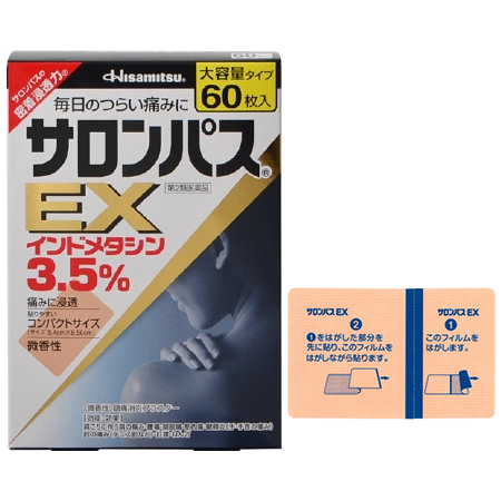 【第2類医薬品】サロンパスEX 60枚入