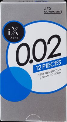 Jex 避孕套 Ix 0.02 12 件