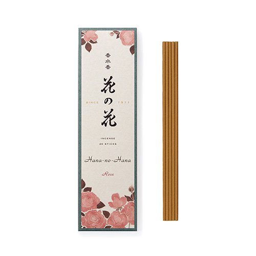 日本香堂 花玫瑰長度尺寸40件日本科多香料Kobana的