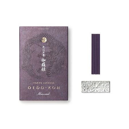 Nippon Kodo Oedo Ko Kyarahime Sticks (60 sticks) with incense stand