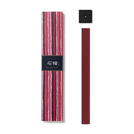 Nippon Kodo Kayuragi Pomegranate Sticks (40 sticks) with incense stand