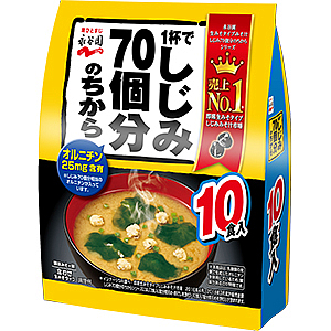 永谷園 一杯相當於70只蛤蜊的味噌湯（10份，196克）