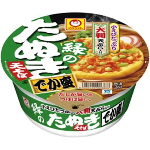 Maru-chan green raccoon dog heaven buckwheat big Sheng cup east 146g