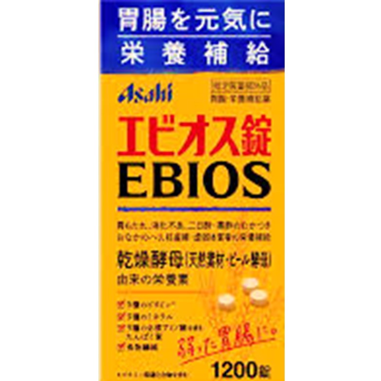 朝日食品集團 愛表斯/EBIOS Asahi朝日 EBIOS 愛表斯錠 啤酒酵母 胃腸藥 1200錠