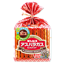 Ginbis Asparagus Biscuits 135g