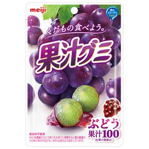 Meiji juice gummy grape 51g