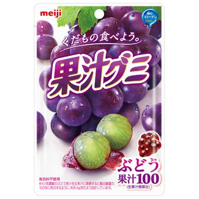 明治果汁軟糖葡萄口味 51g