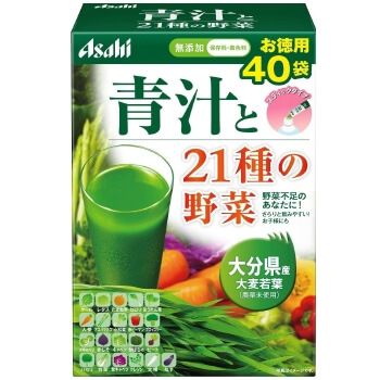 aojiru green juice Asahi Aojiru and 21 kinds of vegetables (40 bags)