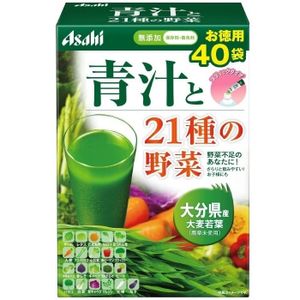 aojiru green juice Asahi Aojiru and 21 kinds of vegetables (40 bags)