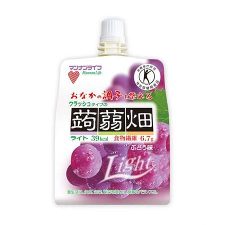 Mannan Life Crushed Konnyaku Field L Special Health Grape 150g