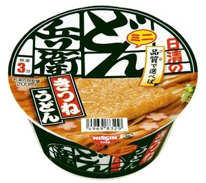 Nissin Food Products Samurai Don noodle with deep-fried tofu mini East 42g