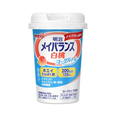 May Balance Mini White Peach Yogurt Flavor 125ml