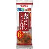 Marukome Fresh Miso Soup with Restaurant Flavor Red Dashi Shijimi 6 servings 102g