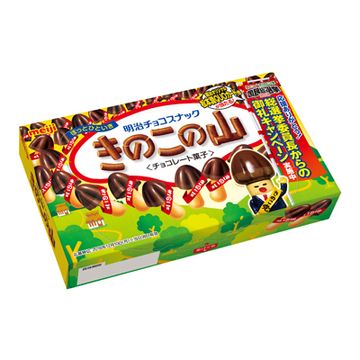 Meiji Kinoko no Yama & Takenoko no Sato Chocolate