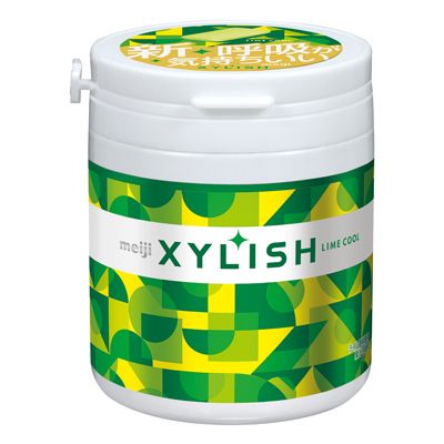 Meiji Xylish Gum Lime Cool Bottle 94g
