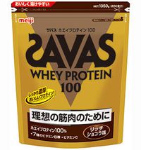 SAVAS 乳清蛋白 P100R 巧克力口味 50 份 1050 克