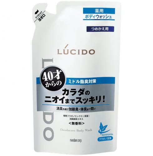 Lucido 药用除臭沐浴露补充装（准药品）380ml