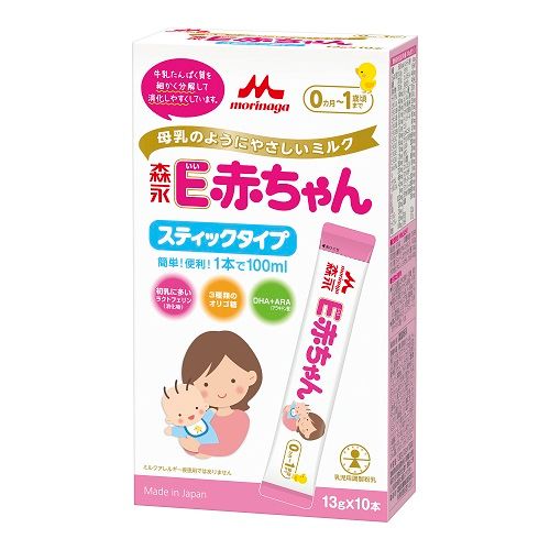 Morinaga E baby stick type 13Gx10 pieces