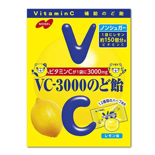 諾貝爾VC-3000潤喉糖 袋裝 90克