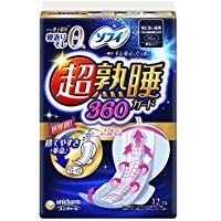 Sofy Ultra Night Guard 360 Overnight Pads, Extra Heavy Flow, With Wings, 36 cm, 12 Count
